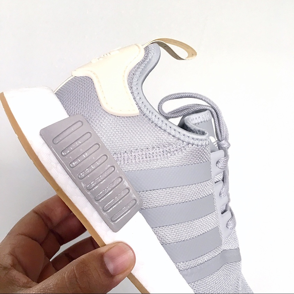 RARE Adidas NMD R1 Grey Women’s Running Shoes - Picture 6 of 7
